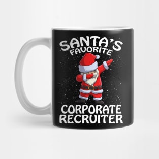 Santas Favorite Corporate Recruiter Christmas Mug